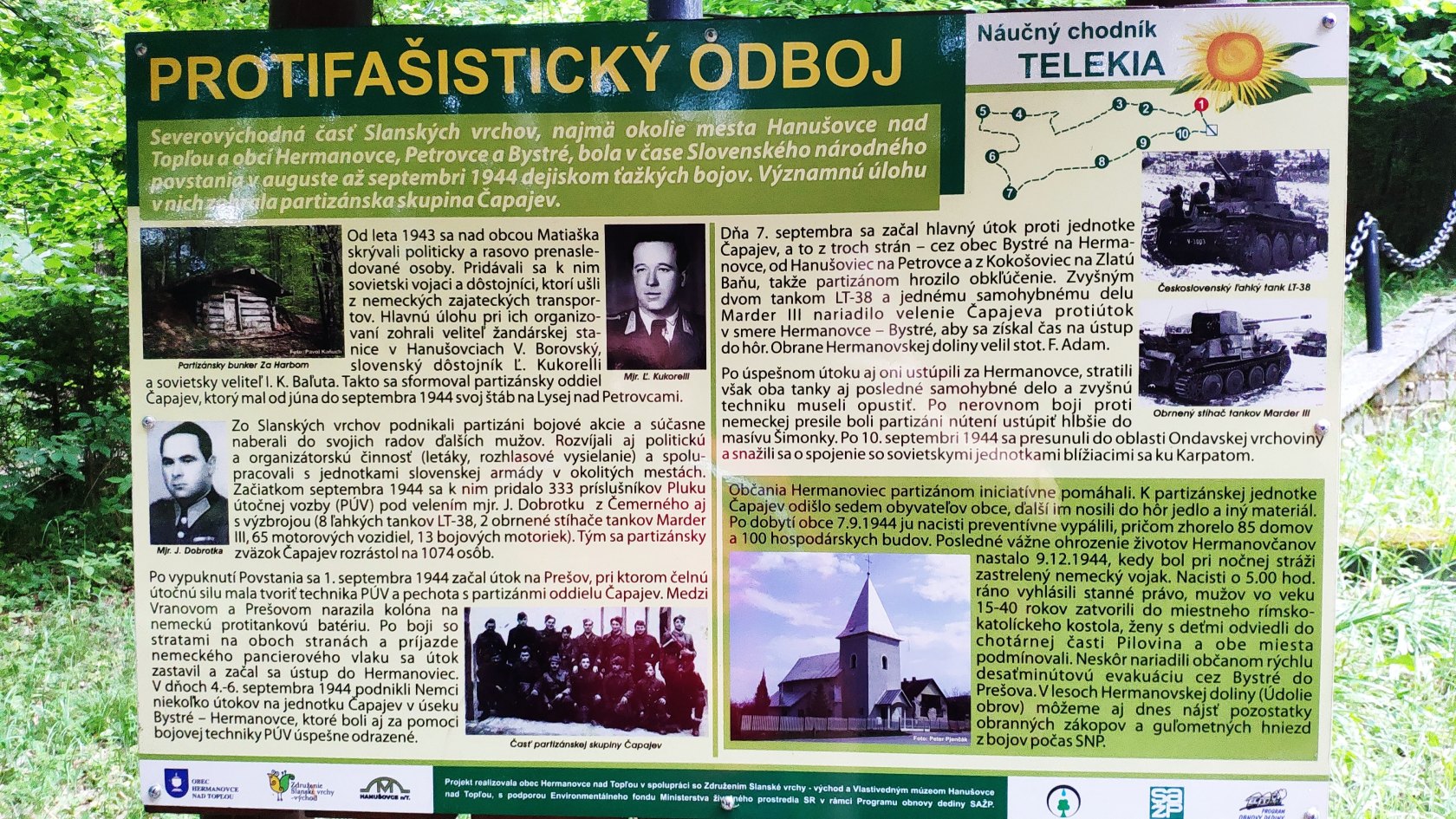 Pamätník partizánskej skupiny Čapajev